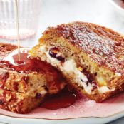 Stuffed Egg Nog French Toast