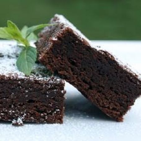 Fudgy (Yet Light) Mocha Brownies
