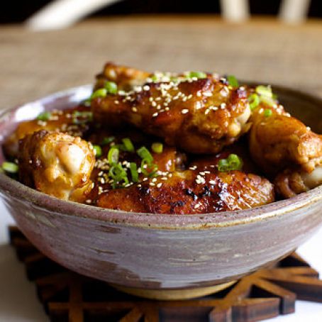 Sticky Sesame Wings