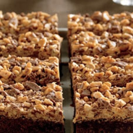 All American Heath Bar Brownies