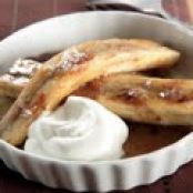 Caramelized Bananas with Vanilla Caramel Cream