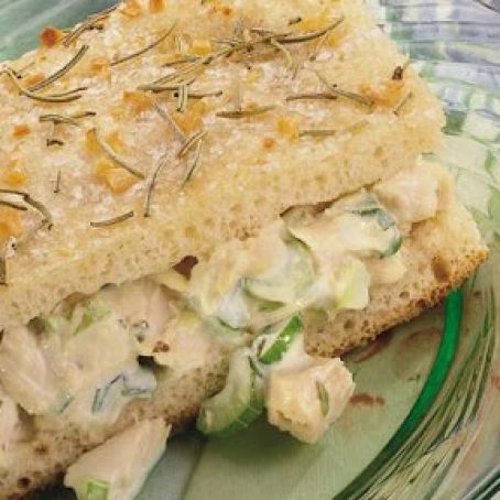 Chicken Salad Focaccia Sandwiches