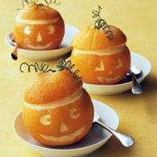 Jack-o'-Lanterns with Sorbet