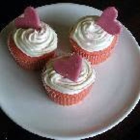 Pink Velvet Cupcakes