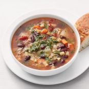 Slow-Cooker Pesto Minestrone