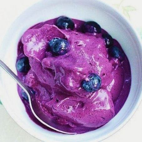 Quick Blueberry Sorbet