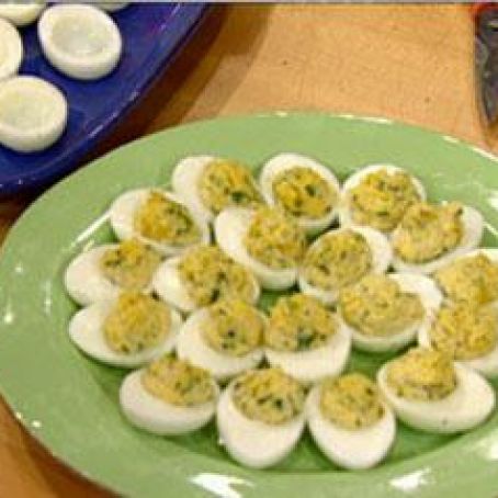 Crab-Stuffed Deviled Eggs