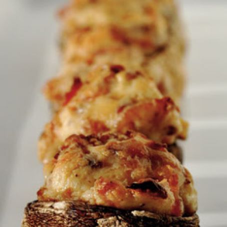 Bacon and Cream Cheese Stuffed Mushrooms