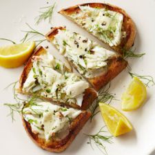 Crab Toast with Lemon Aioli