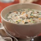 Cream of Turkey & Wild Rice Soup