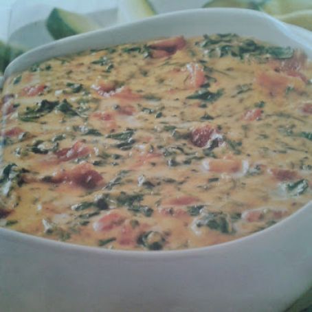 Cheesy Spinach And Bacon Dip