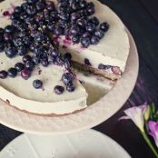 Paleo Raw Blueberry Lemon Cheesecake