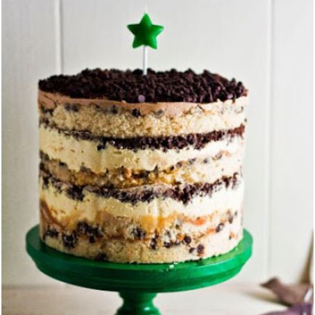 Homemade Momofuku Milk Bar Chocolate Chip Layer Cake