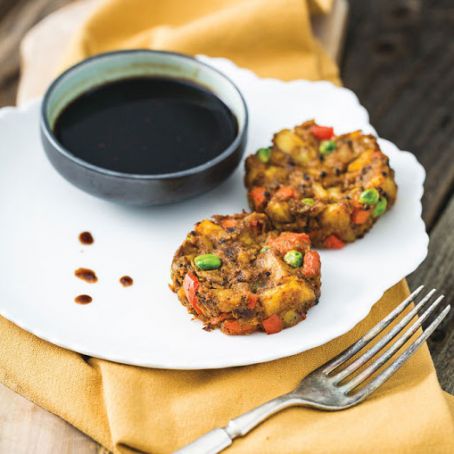 Potato & Pea Samosa Cakes