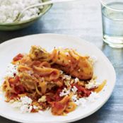 Spice-Braised Chicken Legs with Red Wine and Tomato