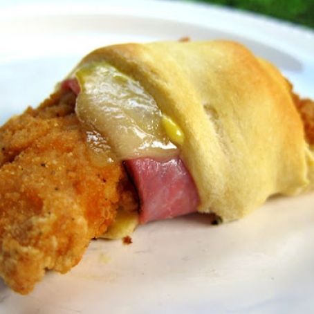 Chicken Cordon Bleu Crescents