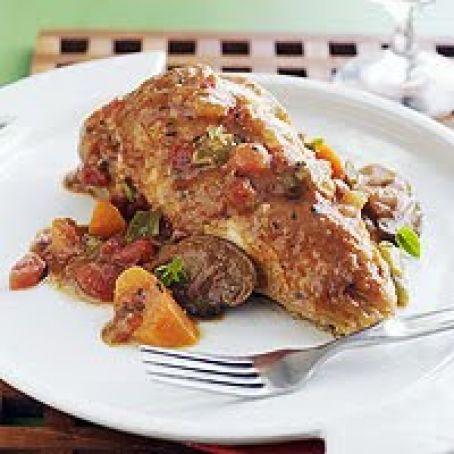 Slow Cooker Chicken Cacciatore