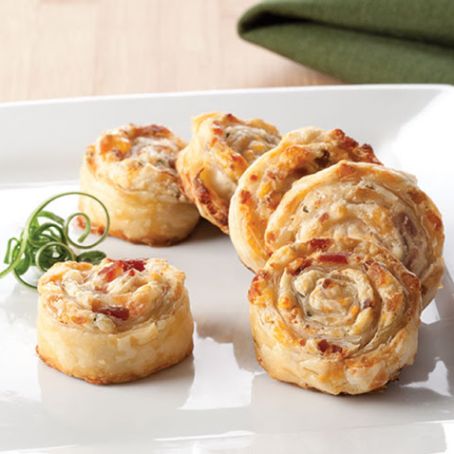 Bacon Ranch Phyllo Pinwheel