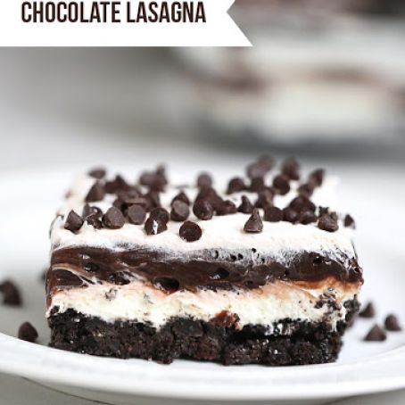 No Bake Chocolate Lasagna