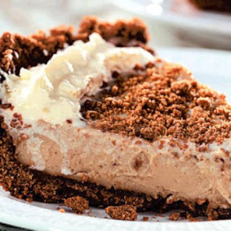 Butterscotch cream pie with cookie crust