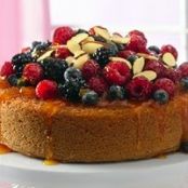 Fruit-Topped Almond Cake