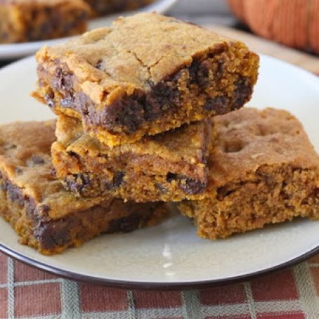 Pumpkin Chocolate Chip Bars