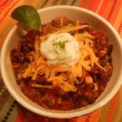 Spicy Southwestern Black Bean Chili w/Lime Scented