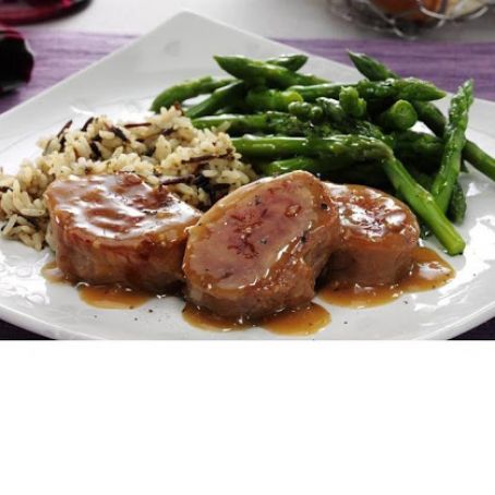 Honey Dijon Pork Tenderloin with Asparagus