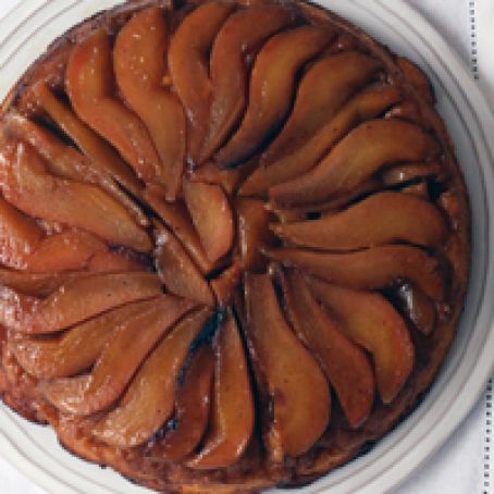 Ginger and Pear Upside-Down Cake