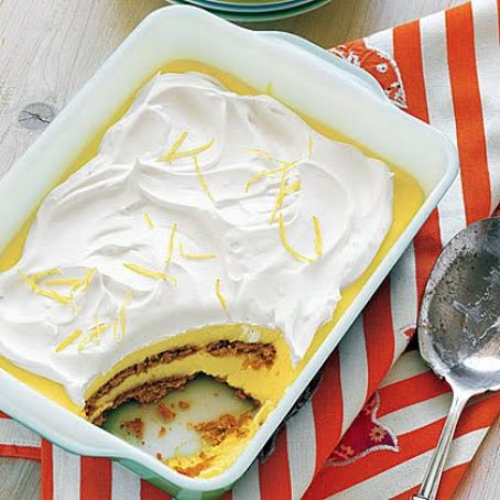 Lemon Graham Icebox Cake