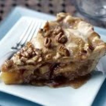 Caramel Glazed Apple Pie