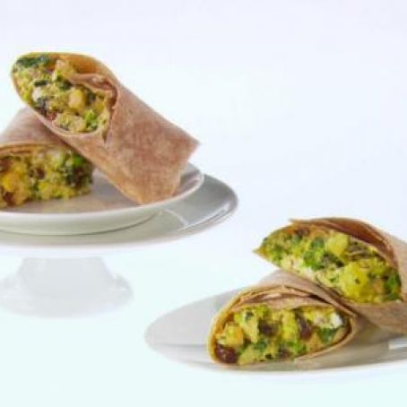 Curried Chicken and Apple Wrap