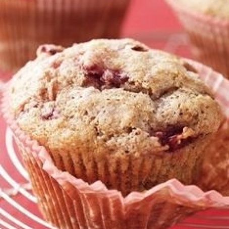 Easy Reduced Sugar Strawberry Muffins