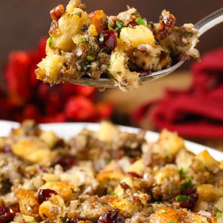 Sausage, Cranberry and Apple Stuffing