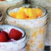 Mango Almond Refrigerator Oatmeal