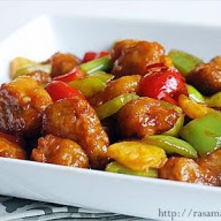 Grilled Chinese Sweet & Sour Pork Kabobs