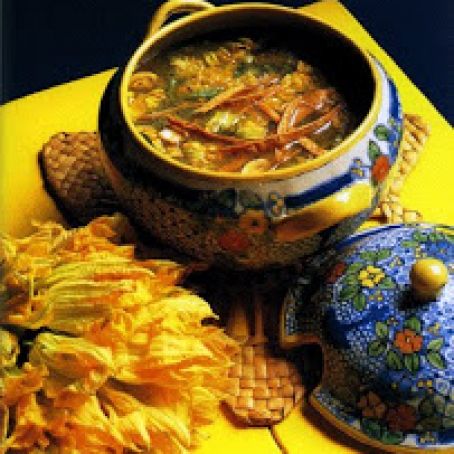 SQUASH BLOSSOM SOUP