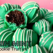 Thin Mint Cookie Truffles