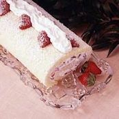 Strawberry Cream Cake Roll