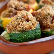 Provencal-Style Stuffed Zucchini
