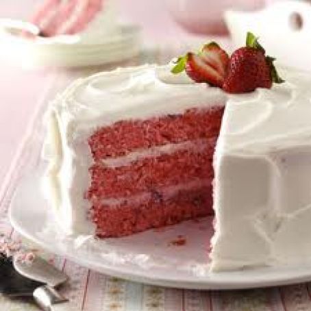 Simply Delicious Strawberry Cake