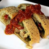 Sausage, Pepper, and Onion Stromboli