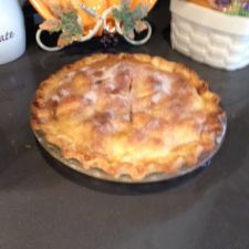 Sugar- Frosted Apple Pie
