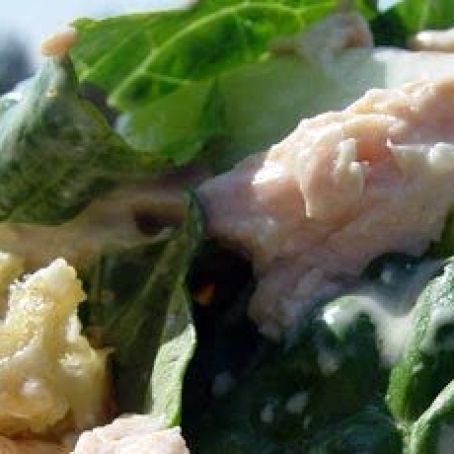 Smoked Salmon Caesar Salad