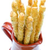 Herb and Parmesan Bread Twists