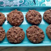 Double Chocolate Oatmeal Cookies Recipe | Yummly