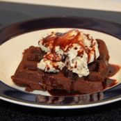 Waffle Iron Brownies