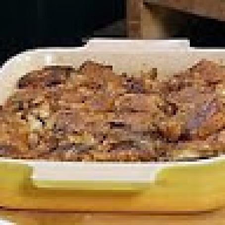 Chocolate Croissant Bread Pudding
