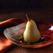 poached pears