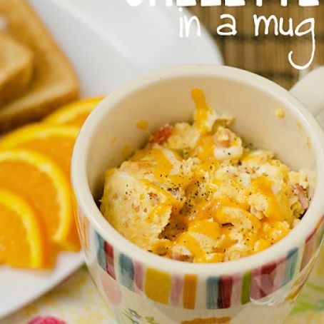 2 Minute Omelet in a Mug